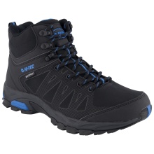 Hi-Tec Buty trekkingowe Raven Mid WP (wodoodporne) czarne/niebieskie męskie